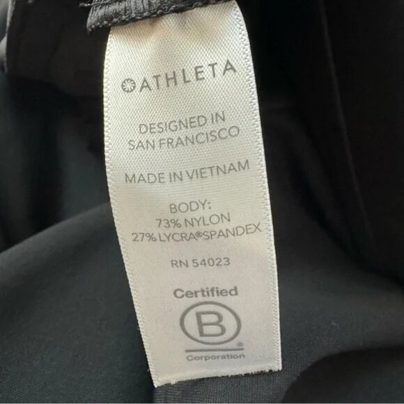NWT Athleta Interstellar Tight Split Hem Black Size 8 - Picture 9 of 9